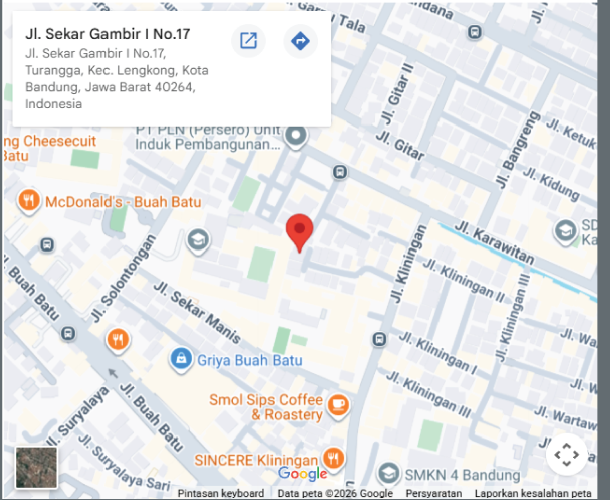 Peta lokasi Jelujur — klik untuk buka di Google Maps